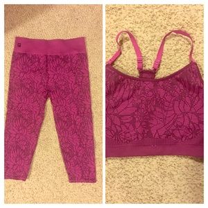 Fabletics outfit (Capris and bra)